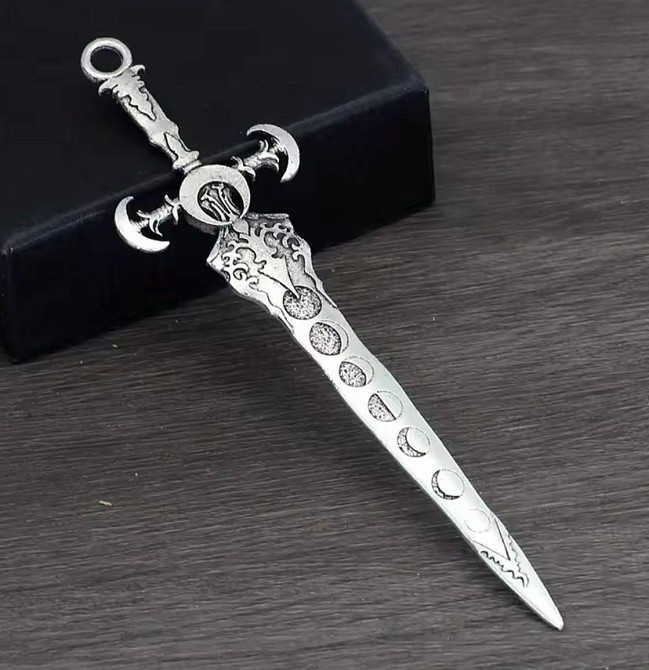 Шпилька для волосся меч металева 15 см, заколка у формі меча, аксесуар для зачіски Київ - фото 1