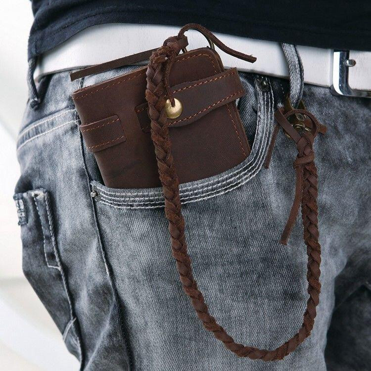 Чоловік клатч Vintage 14383 з вінтажній шкіри Коричневий Київ - фото 19