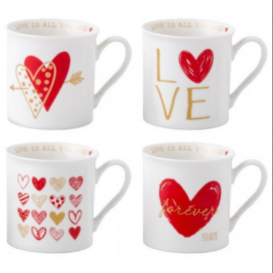 Чашка Love 310мл B153-E0332A/B/C/D (мікс) LIMITED EDITION Житомир