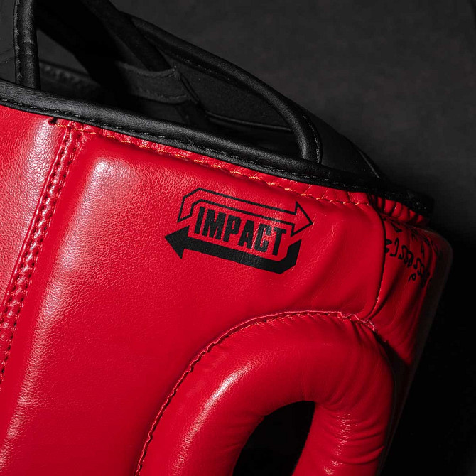 Боксерський шолом Phantom Muay Thai Full Face Red (капа в комплекті) Кам'янське - фото 9