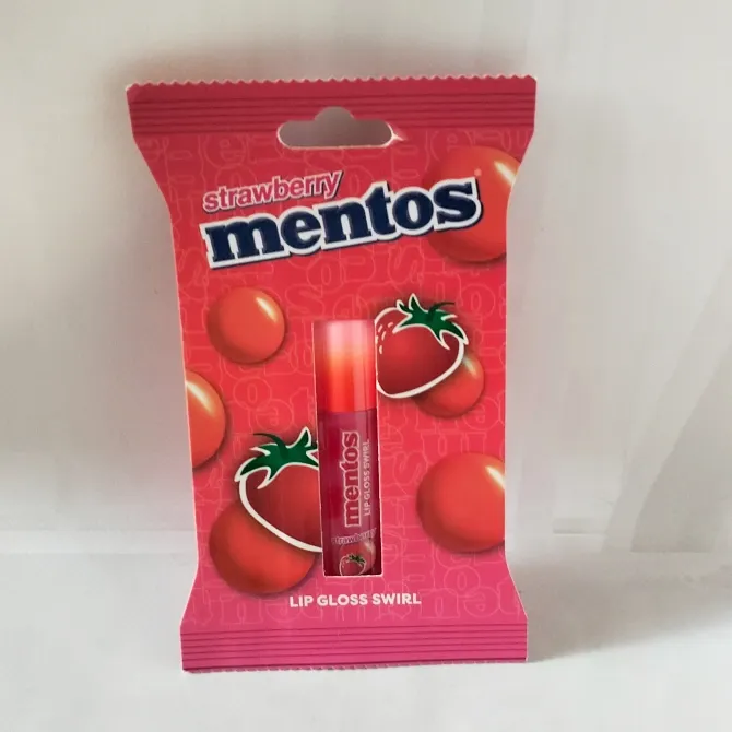 Блиск для губ Mentos Lip Balm Strawberry 3, 8 мл. Львов - изображение 1
