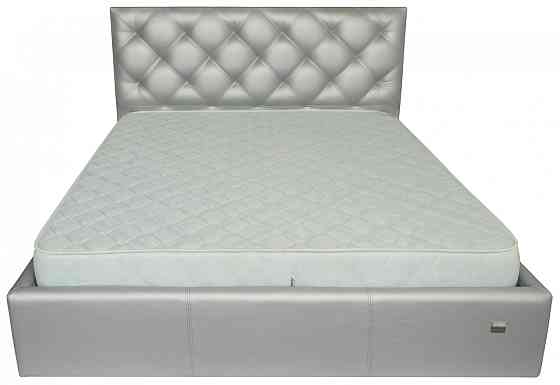 Ліжко Bristol Comfort 120 х 190 см Zeus Deluxe Silver З підйомним механізмом та нішою для білизни Сріблястий Дніпро