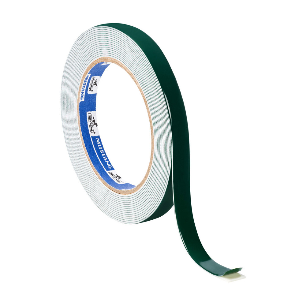 Двухсторонняя клейкая лента на вспененной основе СУПЕРМИЦЕННАЯ MUSTANG 12мм х 10м Ровно - изображение 2