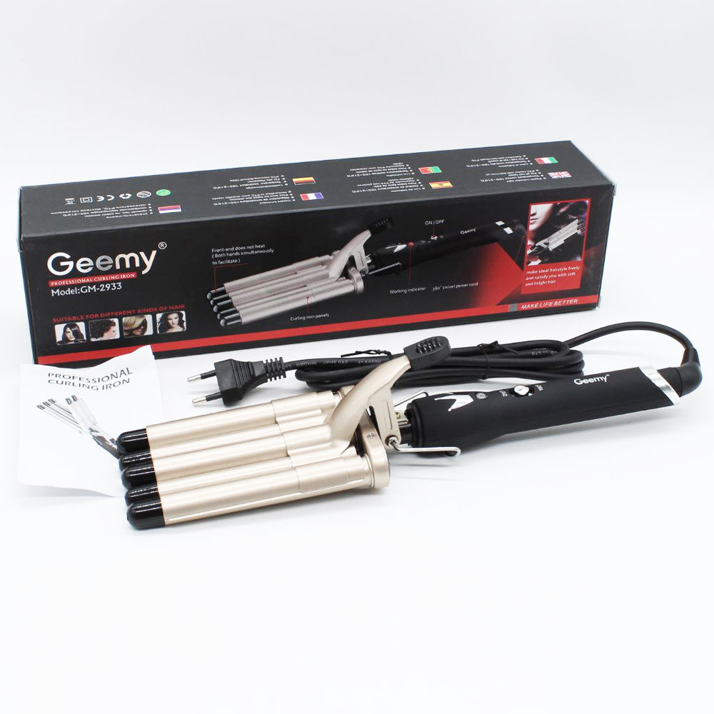 Плойка для завивки волос Geemy GM-2933 + Подарок Маска для лица PAQIMAN / Плойка волна Киев - изображение 8