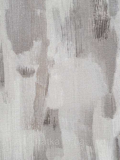 Шпалери вінілові на флізеліні гарячого тиснення DU&KA 1.06х10 вензель основа під штукатурку сірі коричневі Київ - фото 2