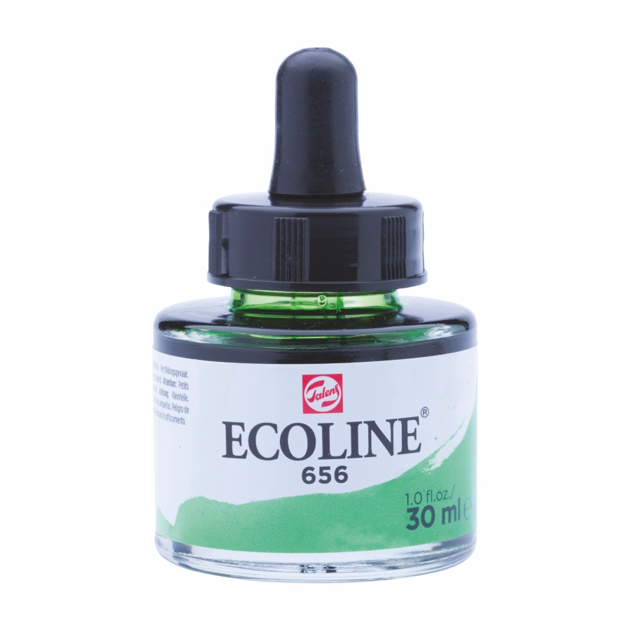 Фарба акварельна рідка Ecoline (656) Зелена лісова 30 мл Royal Talens Київ - фото 1