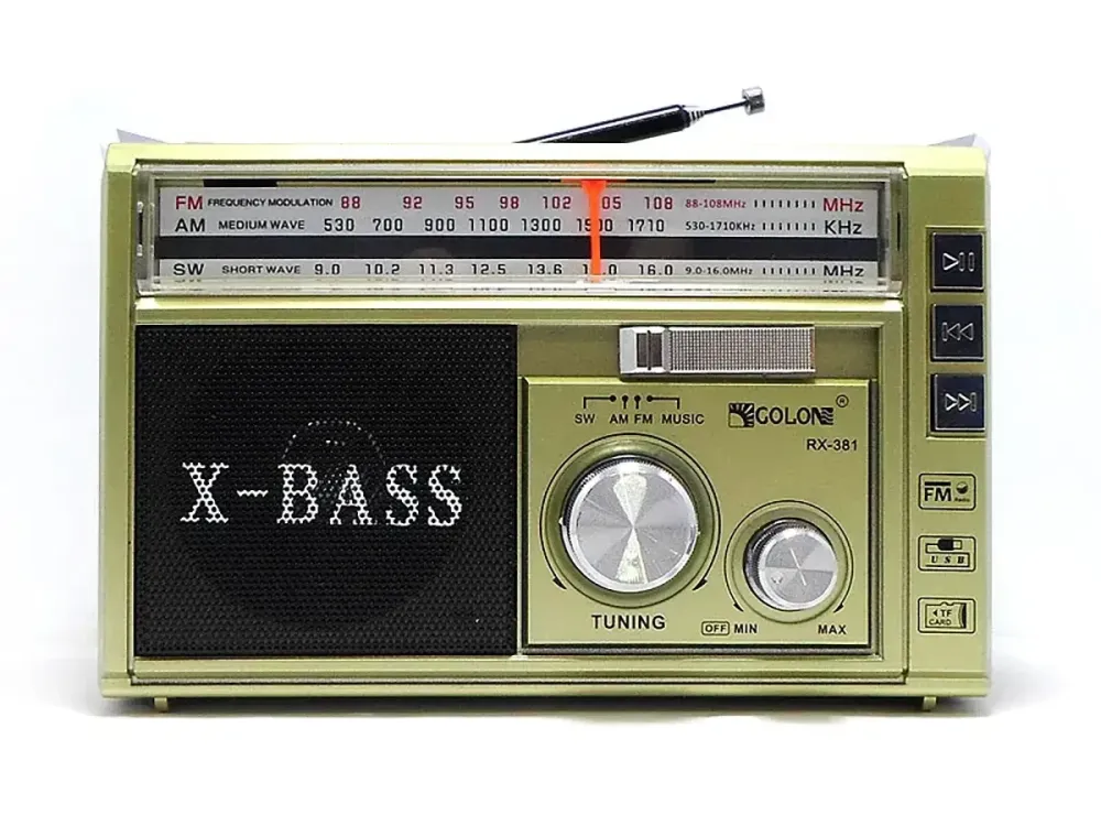 Радіоприймач Golon RX-381 Від батарейок або мережі 220В формат MP3/WMA Одеса - фото 3
