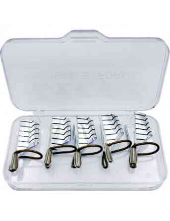 Многоразовые формы для наращивания ногтей, набор 5 шт. Серебро Киев