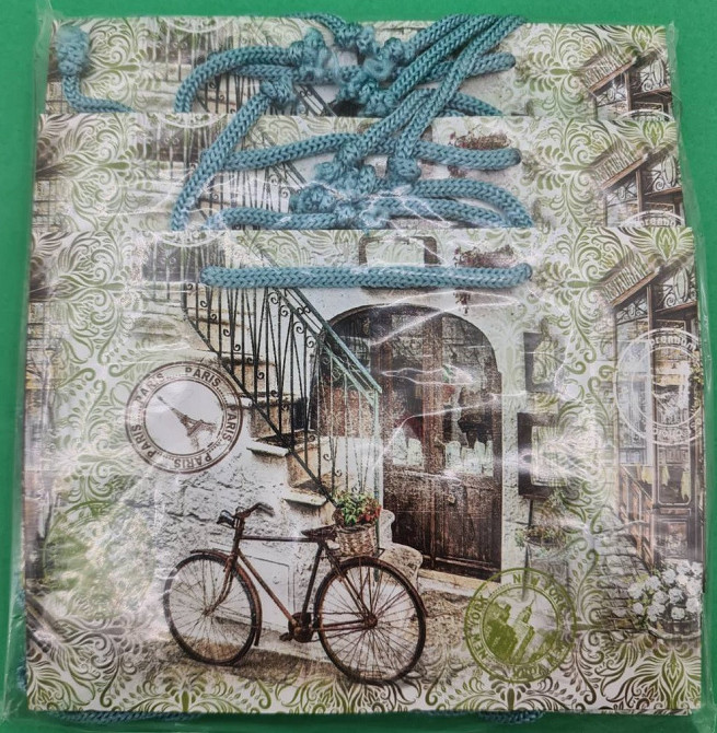 Пакет бумажный малый горизонтальный 11/18/5(арт М019) (12 шт) Харьков - изображение 4