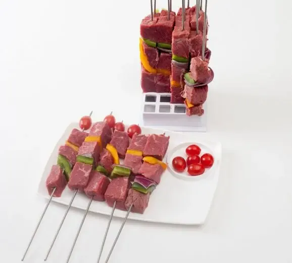 Приспособление для быстрого нанизывания шашлыка brochette express | шпажки для шашлыка Коломия - фото 6