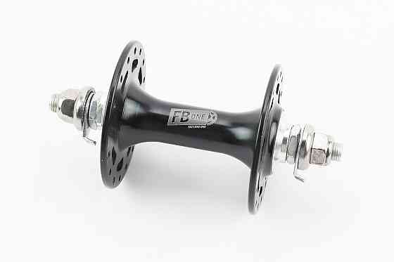 Втулка передня FIX алюмінієва 14Gx32H, 2 пром-підшипники 6000 2RS, під гайку, чорна FB-A266В Київ