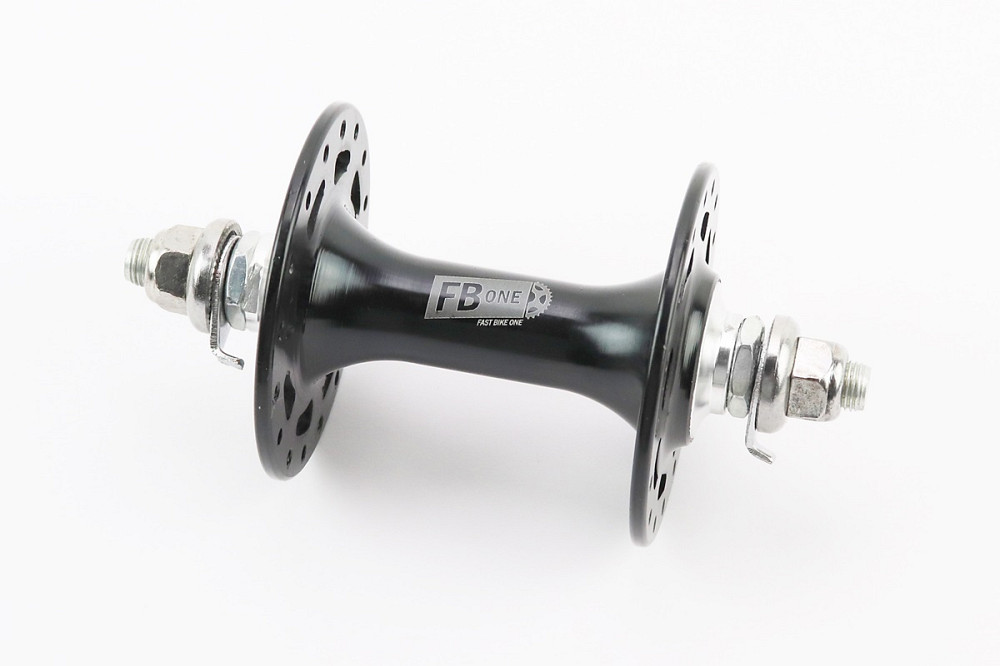 Втулка передня FIX алюмінієва 14Gx32H, 2 пром-підшипники 6000 2RS, під гайку, чорна FB-A266В Киев - изображение 1