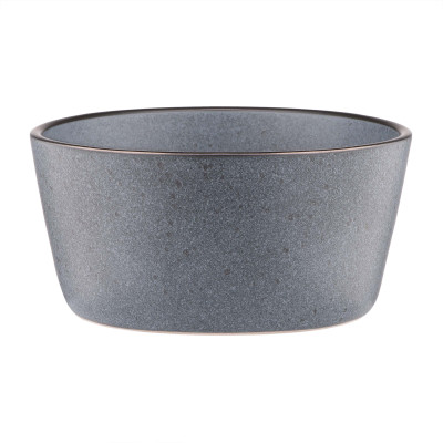 Салатник Ardesto Fasano 700мл, 15.1см, кераміка, сірий темний (AR0315FDG) Винница - изображение 1