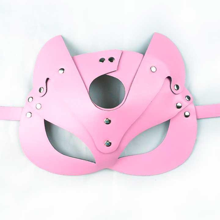 Сексуальна маска кішки - Рожевий- Садо-мазо Вінниця - фото 7