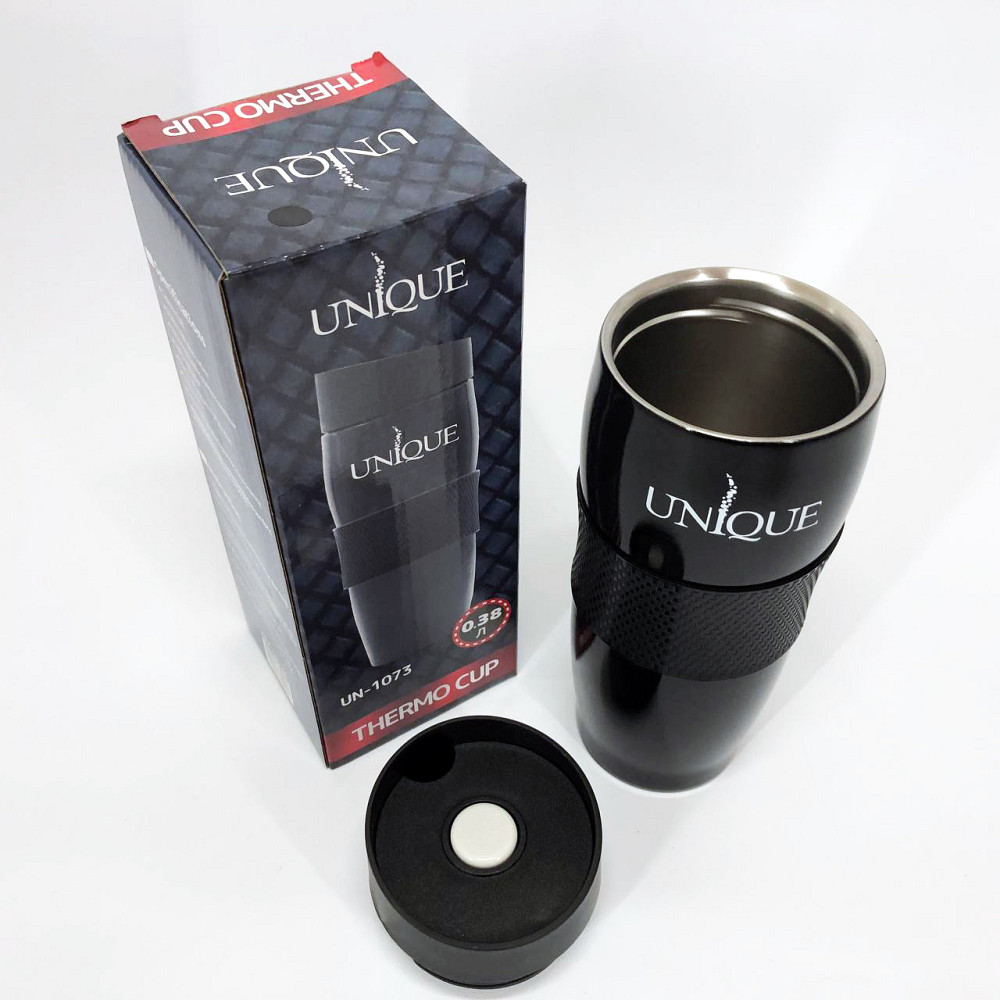 Вакуумный термокружка термос UNIQUE UN-1073 0.38 л, Питьевой термос, Топ лучших термосов QY-26 Львов - изображение 9