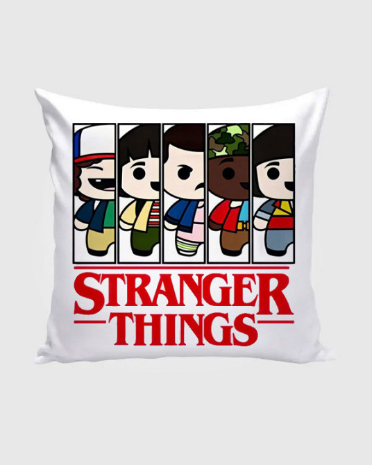 Подушка "Дуже дивні справи" Подарунок фанату Stranger things Плюш Одеса - фото 1