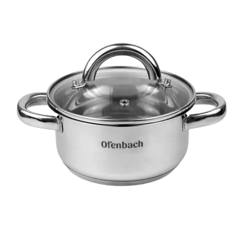 Каструля нержавіюча сталь 1л 14*7см 100522 Ofenbach Житомир