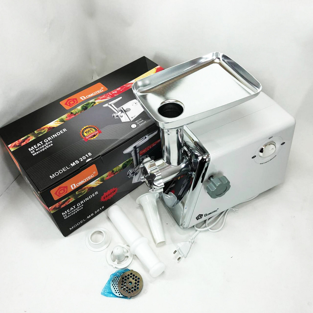 Мясорубка металлическая, Мощная домашняя мясорубка Электрическая с колбасной насадкой MQ-30 Львов - изображение 8