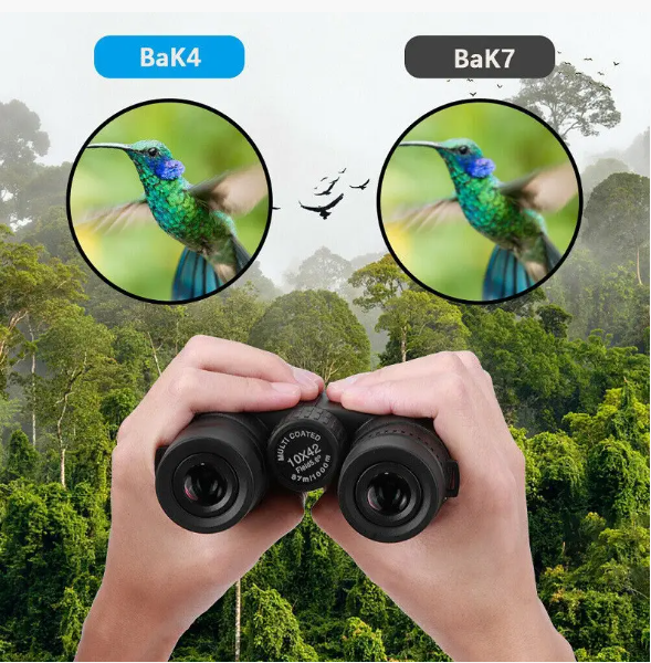 Бінокль Binoculars LD 214 10X42, призма BAK4 для страйкболу, подорожей, спорту 7921 Одеса - фото 9