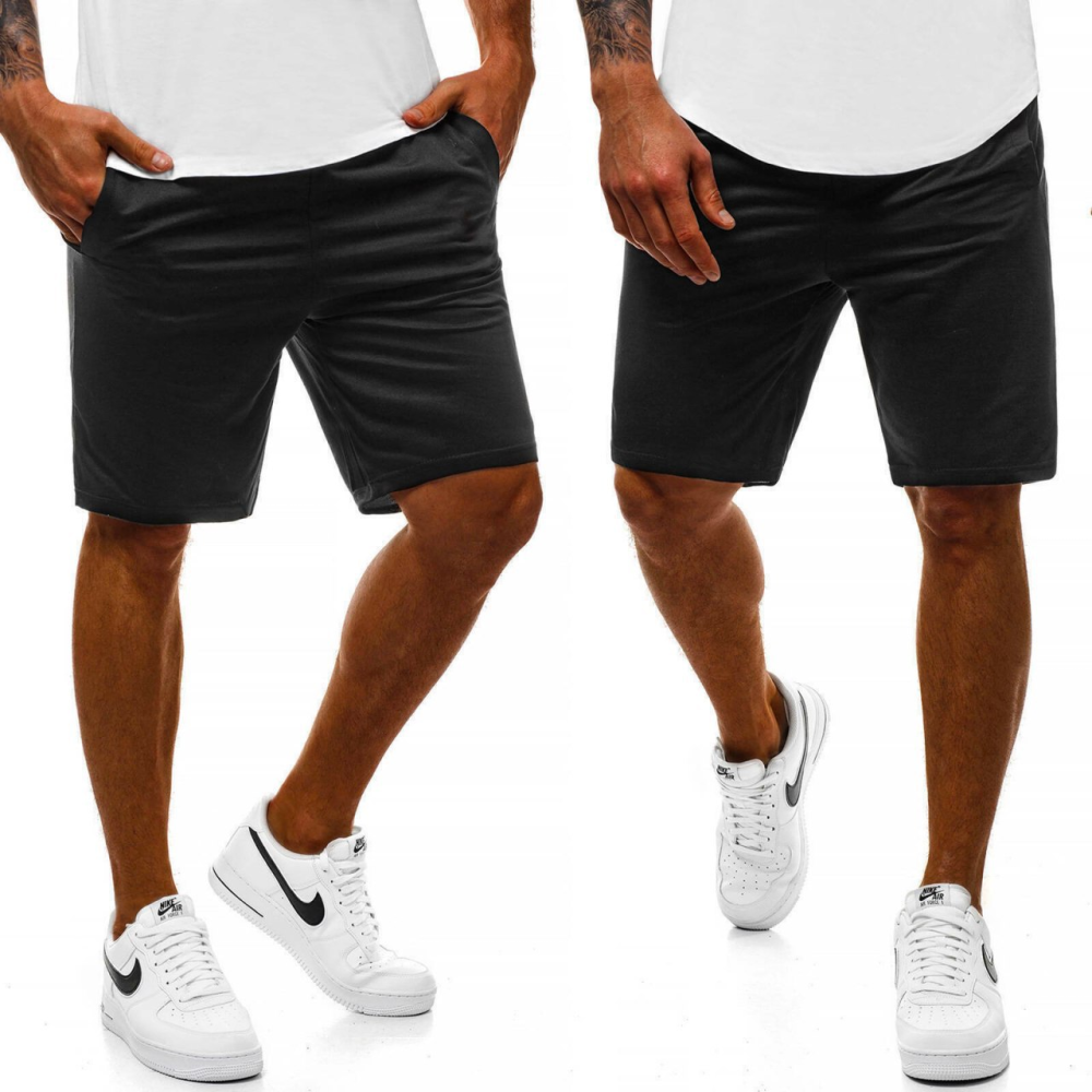 Шорти чоловічі трикотажні Чорний S Харків - фото 4