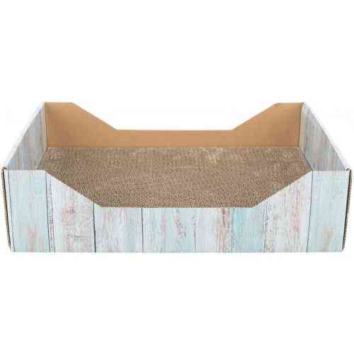 Царапка-лежак Trixie для кошек с кошачьей мятой картон имитация дерева 45х12х33 см Киев