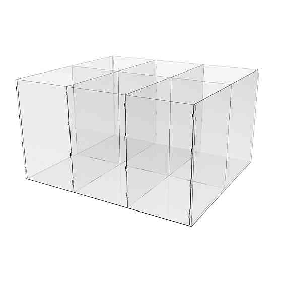 Коробка акриловая EKOSTAR 450х390х250 6 ячеек Киев