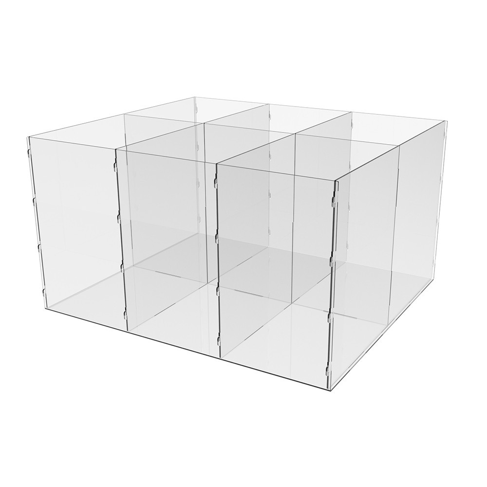 Коробка акриловая EKOSTAR 450х390х250 6 ячеек Киев - изображение 1