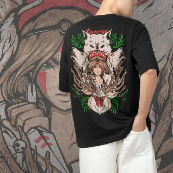 Футболка чоловіча з  принтом Princess Mononoke Розмір 48 Дніпро