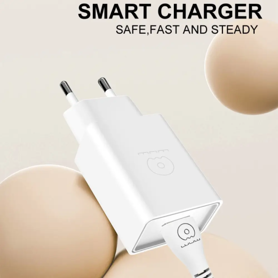 Сетевое зарядное устройство с кабелем WUW-T82 Single USB home charger set type-c Одесса