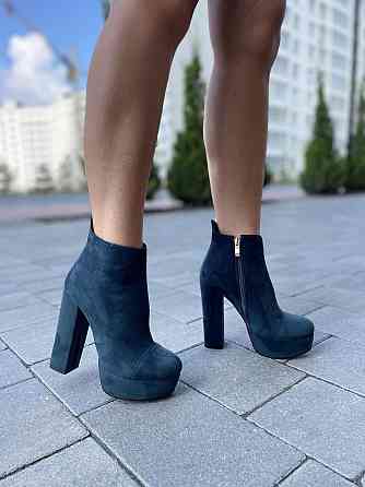 Жіночі туфлі STILLETA зелені екозамша каблук 13 см (D1715-A917-4) 37р.39р. Коломия