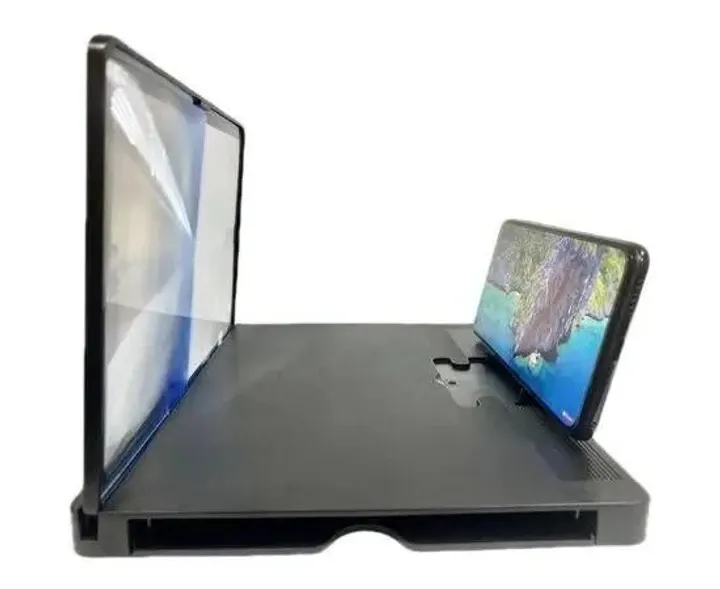 Універсальний збільшувач екрану мобільного телефону з лінзою Френеля. Enlarged screen 9D F8 Black Одеса - фото 2