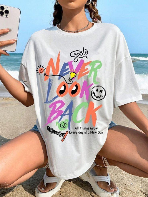 Футболка жіноча з принтом  42 Біла 2664082030 Дніпро - фото 1