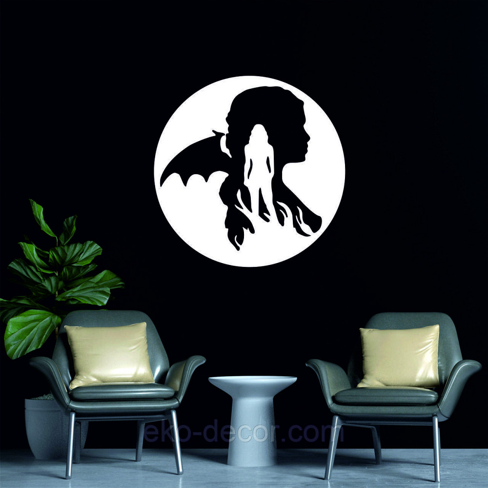 Декоративне настінне Панно «Ангел та Демон», Декор на стіну Київ - фото 4