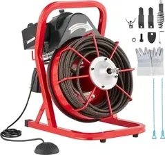 Сервер Maszyna do czyszczenia rur - ręczna posuw 22,86 m średnica 12,7 mm skuteczne czyszczenie Київ - фото 1