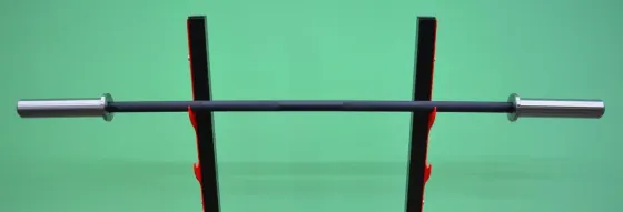 Гриф олімпійський 1.5 м з діаметром 50 мм до 150 кг вагою 9 кг Гантелі, гирі, штанги та диски воронований Київ