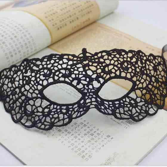 Маска на лице маскарадна one size чорний Київ