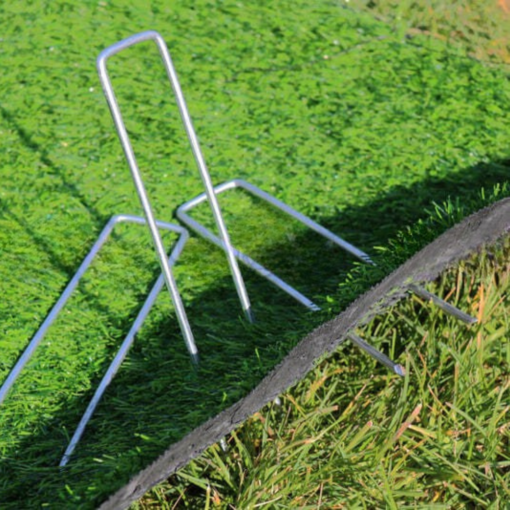 Набор скоб садовые крепёжные 10 шт металлические фиксаторы для газона оцинкованые,универсальные размер 4х20 см Каменец-Подольский - изображение 5