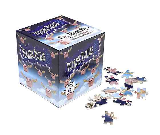 Головоломка пазли "Літаючі свинки" Рівне