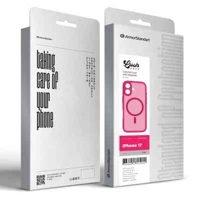 Чехол для мобильного телефона Armorstandart Lush MagCase Apple iPhone 17 Pink (ARM87484) Винница