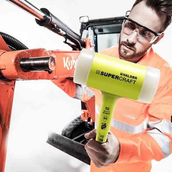 Молоток безінерційний HALDER Supercraft 3377 з прогумованою ручкою, Ø=50 мм, m=1150 г, І=315 мм Одеса