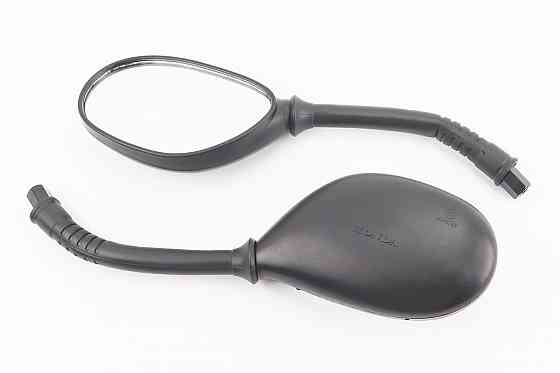 Дзеркала к-кт DIO- чорні "краплі", м8 "довга ніжка в чохлі гумовому" (ССС - знак якості) Київ