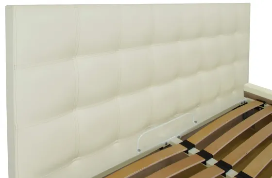 Кровать Двуспальная Chester VIP 180 х 200 см Fly 2200 A1 С дополнительной металлической цельносварной рамой Белый Киев