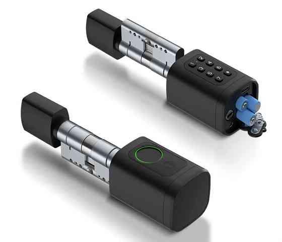 PES Cylinder 3 с клавиатурой и сканером отпечатков пальца черный 120 мм 60x60Т Киев