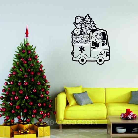 Декоративное настенное Панно «Новый год», Декор на стену 110*83 см Киев