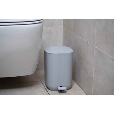 Контейнер для мусора Ardesto Vigor С педалью Серый 3 л (ARHB3602G) Винница - изображение 2