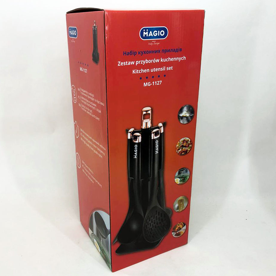 Настільні набори кухонного приладдя Magio MG-1127, Силіконові кухонні приналежності для готування DT-76 Івано-Франківськ - фото 2