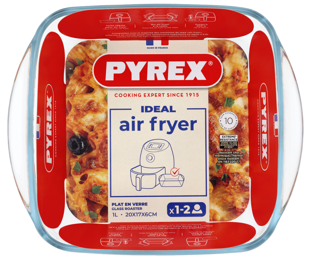 Форма для запікання Pyrex AirFryer, 20x17x6 см (1.0 л) (7150752) Київ - фото 4
