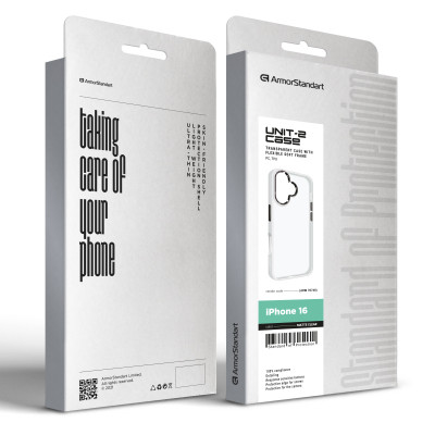 Чохол до мобільного телефона Armorstandart UNIT2 Apple iPhone 16 Matte Clear (ARM78748) Вінниця - фото 2