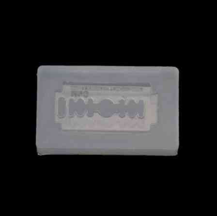 Молд силиконовый Лезвие 45 на 25 мм серый Киев