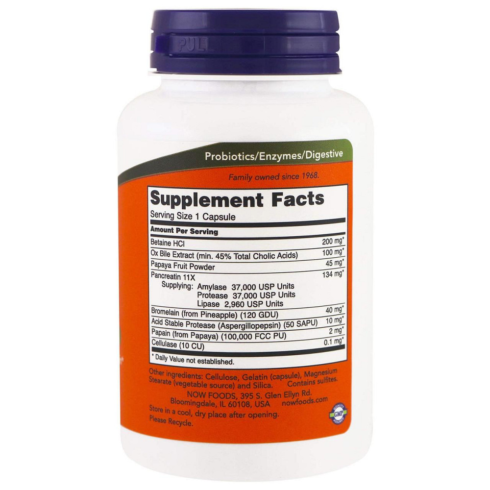 Ферменти Now Foods Super Enzymes 90 капс Київ - фото 4